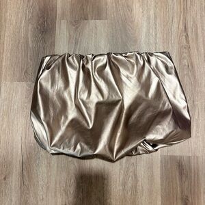 Anthropologie Metallic Bronze Bubble Skirt or Tube Top